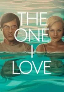 Two people in a swimming pool with text overlay reading 'THE ONE I LOVE'